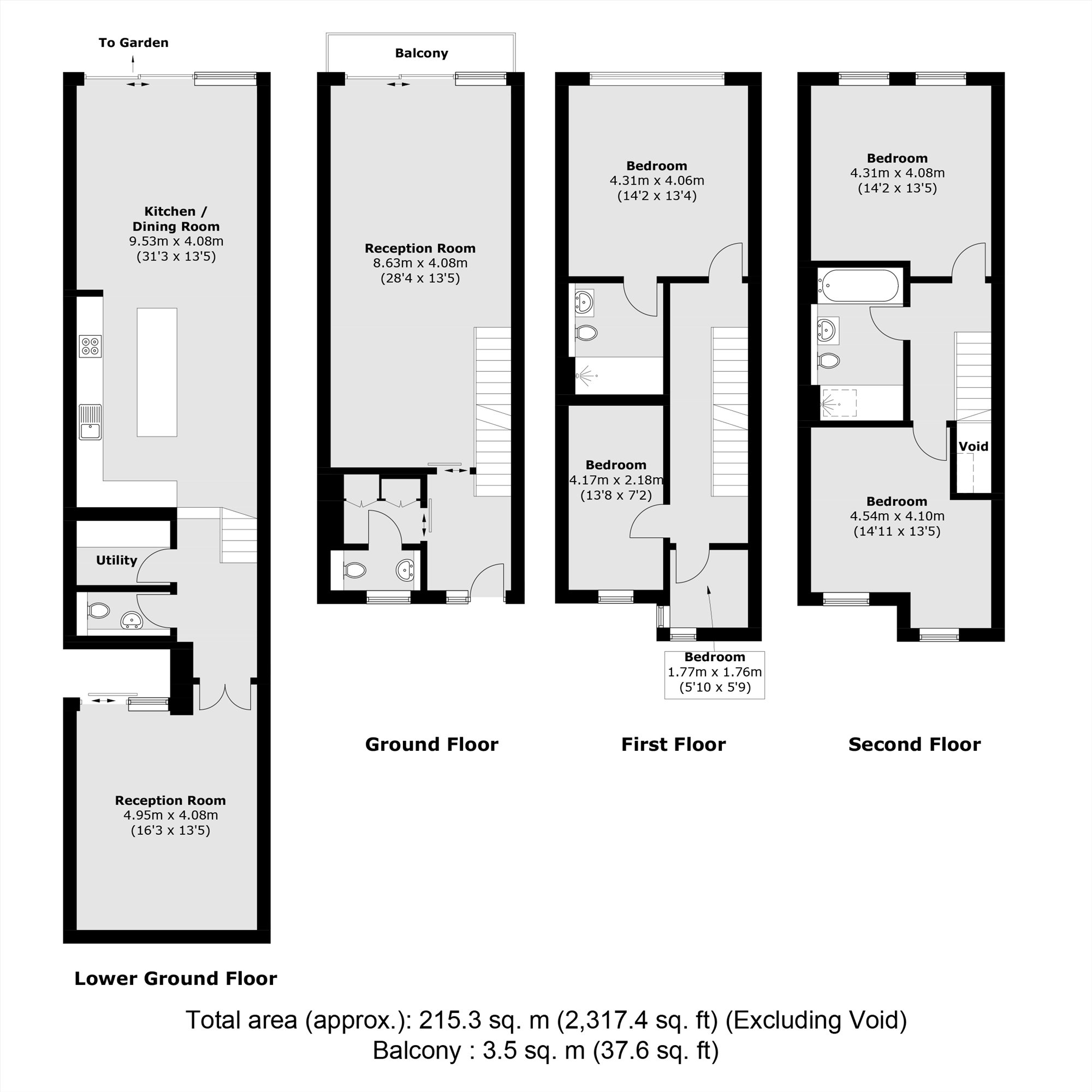 Cottenham Park Road, Wimbledon floorplan