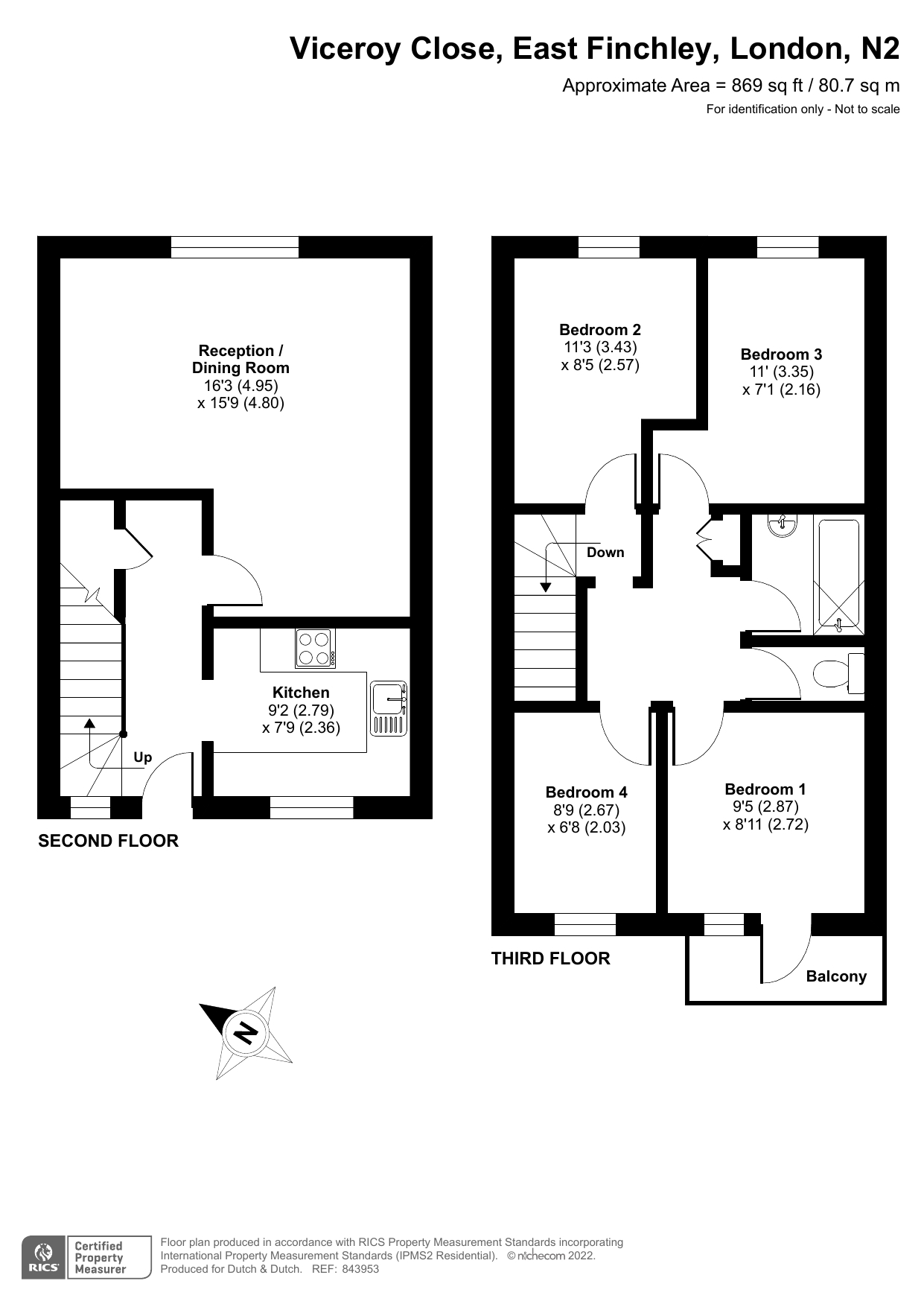Viceroy Close, East Finchley, London N2, 4 bedroom flat for sale 61520100 PrimeLocation