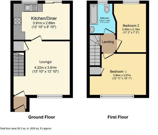 9, Kingsmead Mews, Coventry floorplan