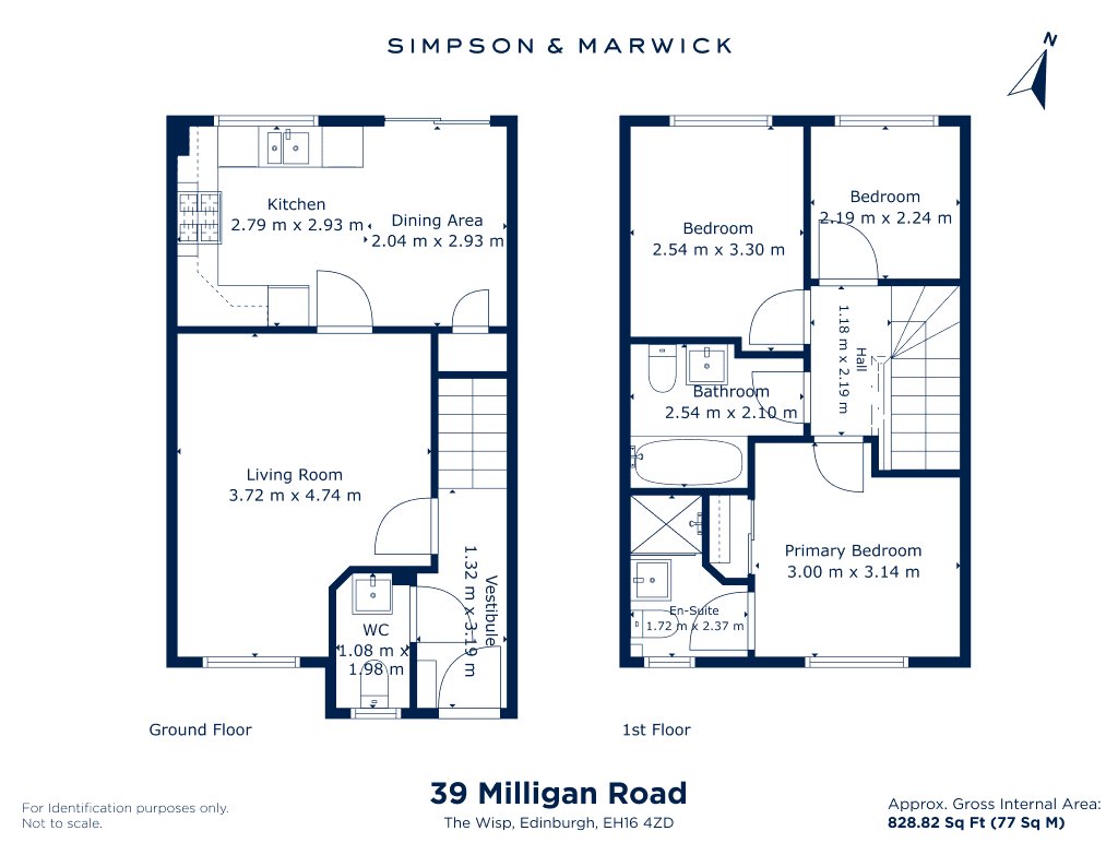 39, Milligan Road, Edinburgh floorplan