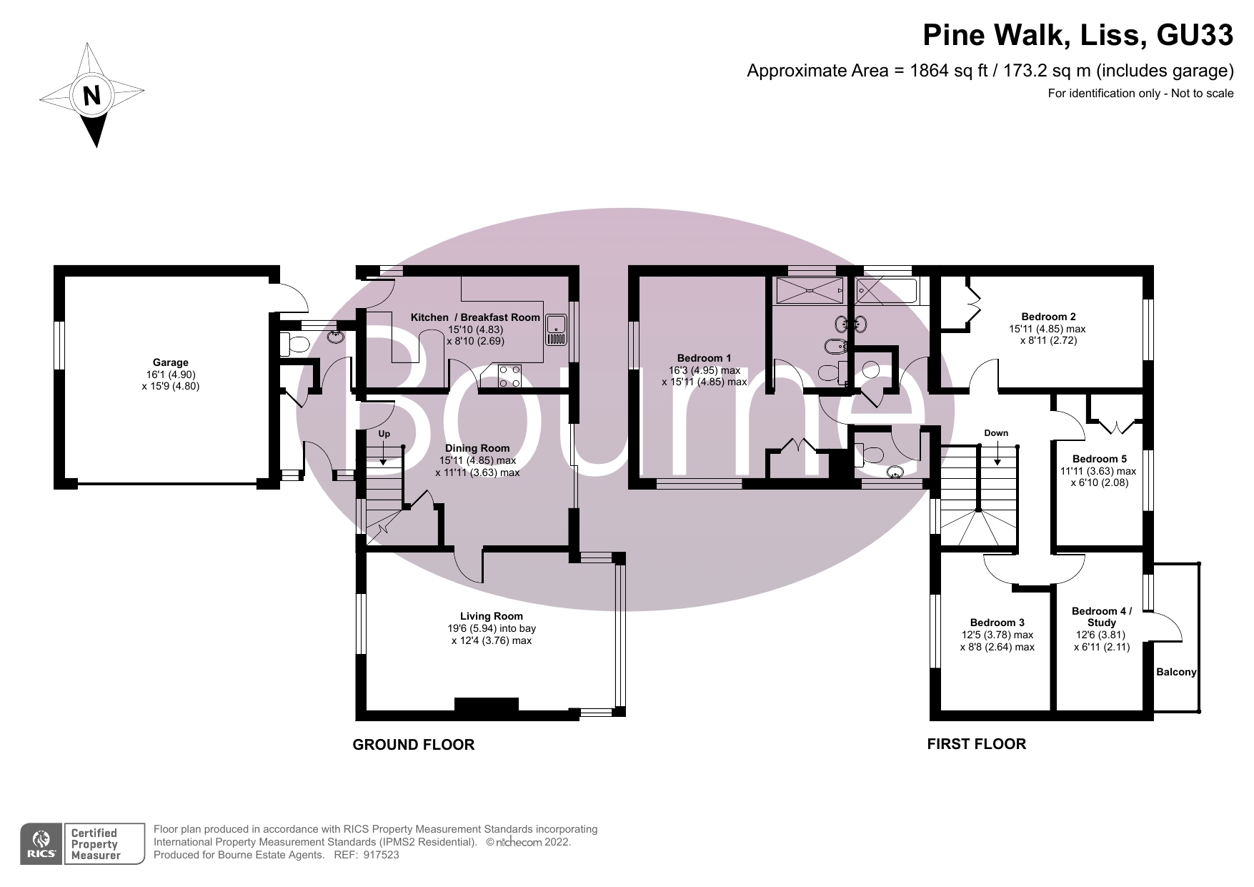 Pine Walk, Liss Forest GU33, 5 bedroom detached house for sale