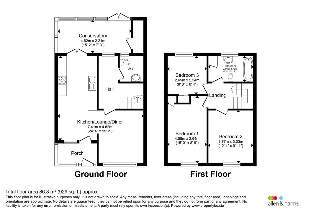 189, Chapel Wood, Cardiff floorplan
