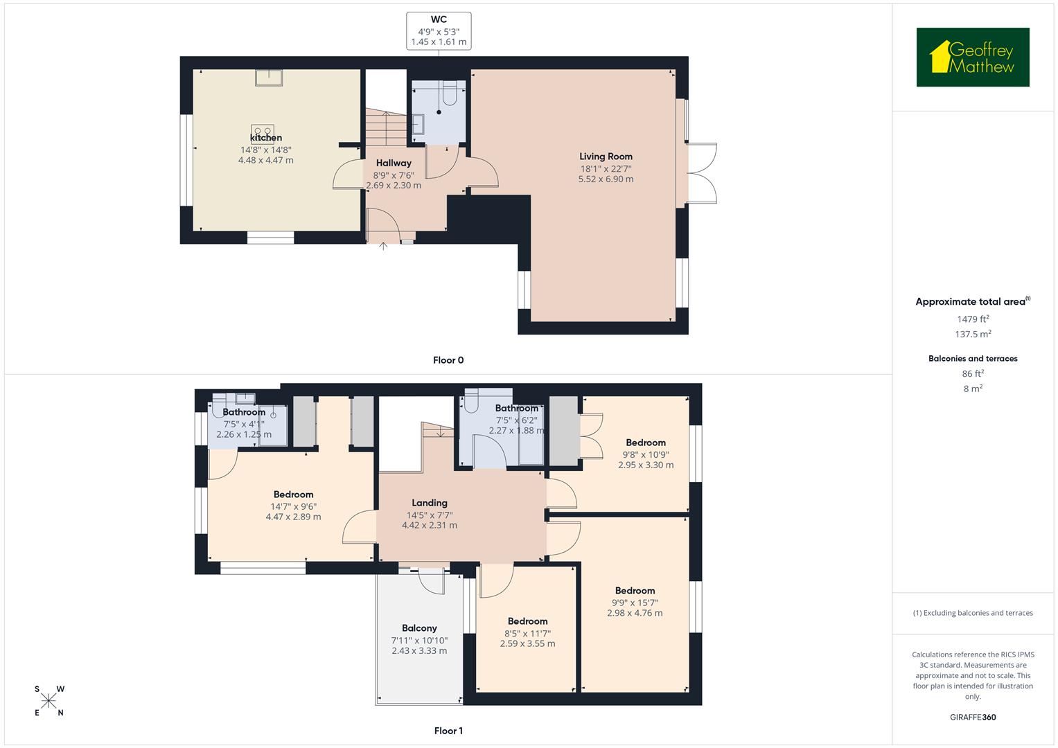 9, Rosefield Lane, Harlow floorplan