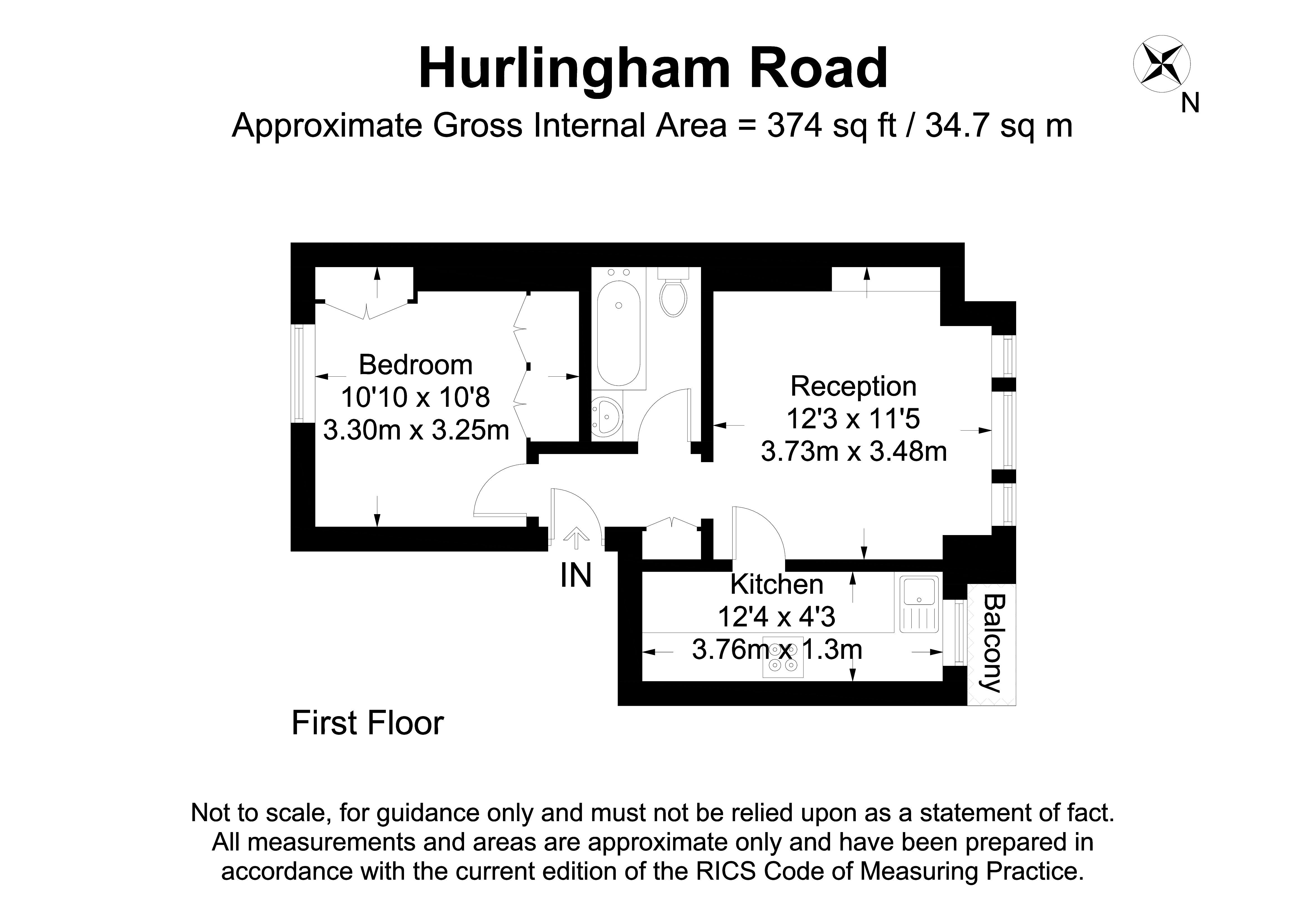 1 Bedrooms Flat for sale in Hurlingham Road, London SW6