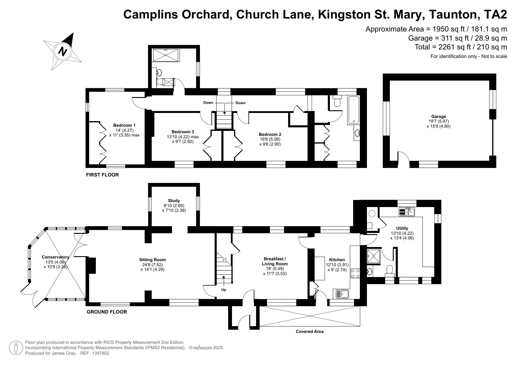 Camplins Orchard, Church Lane, Taunton floorplan