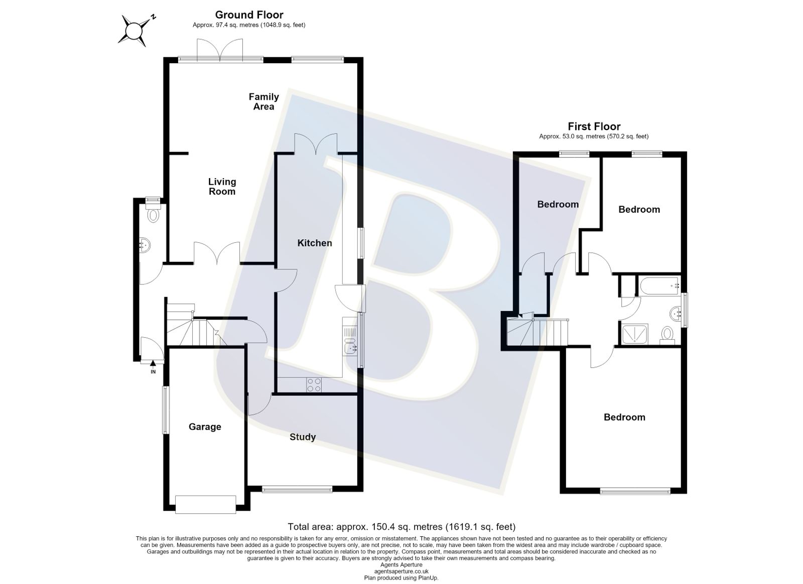 23, Guernsey Gardens, Essex floorplan