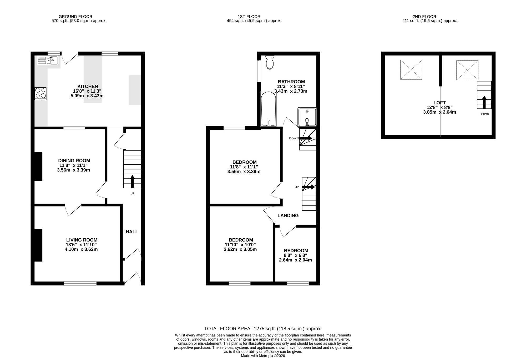 3 Belvedere Terrace, Newport floorplan