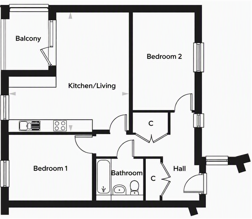 Greenbloom Avenue, Maidstone floorplan