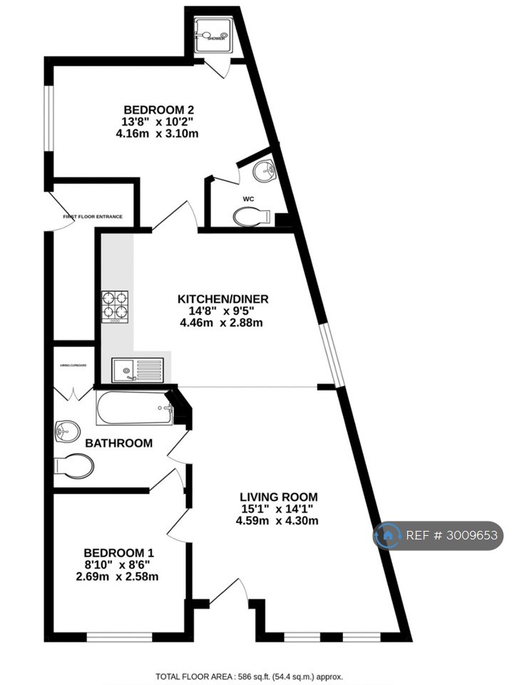Queens Road, Basingstoke floorplan