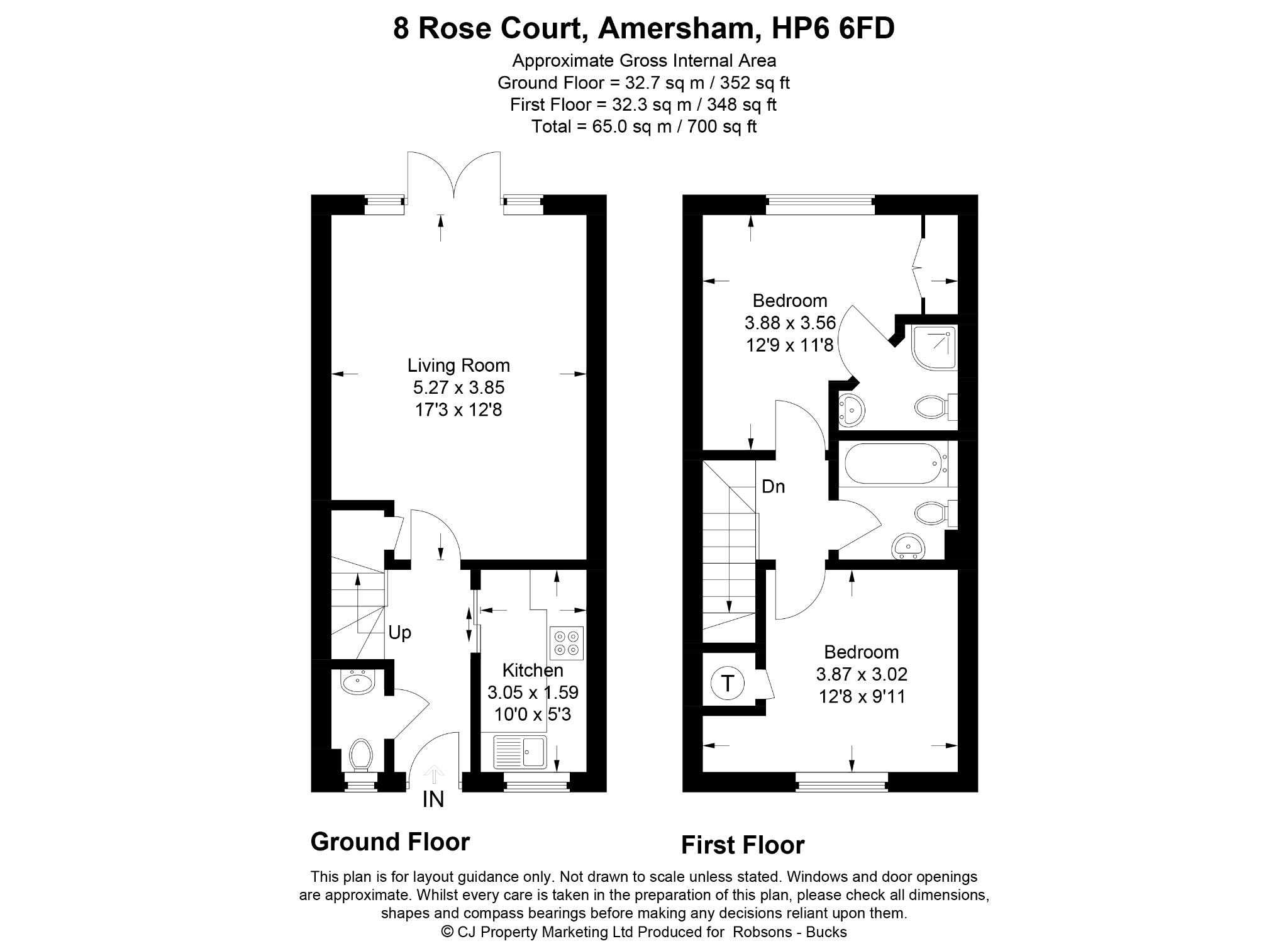 8 Rose Court, Amersham floorplan