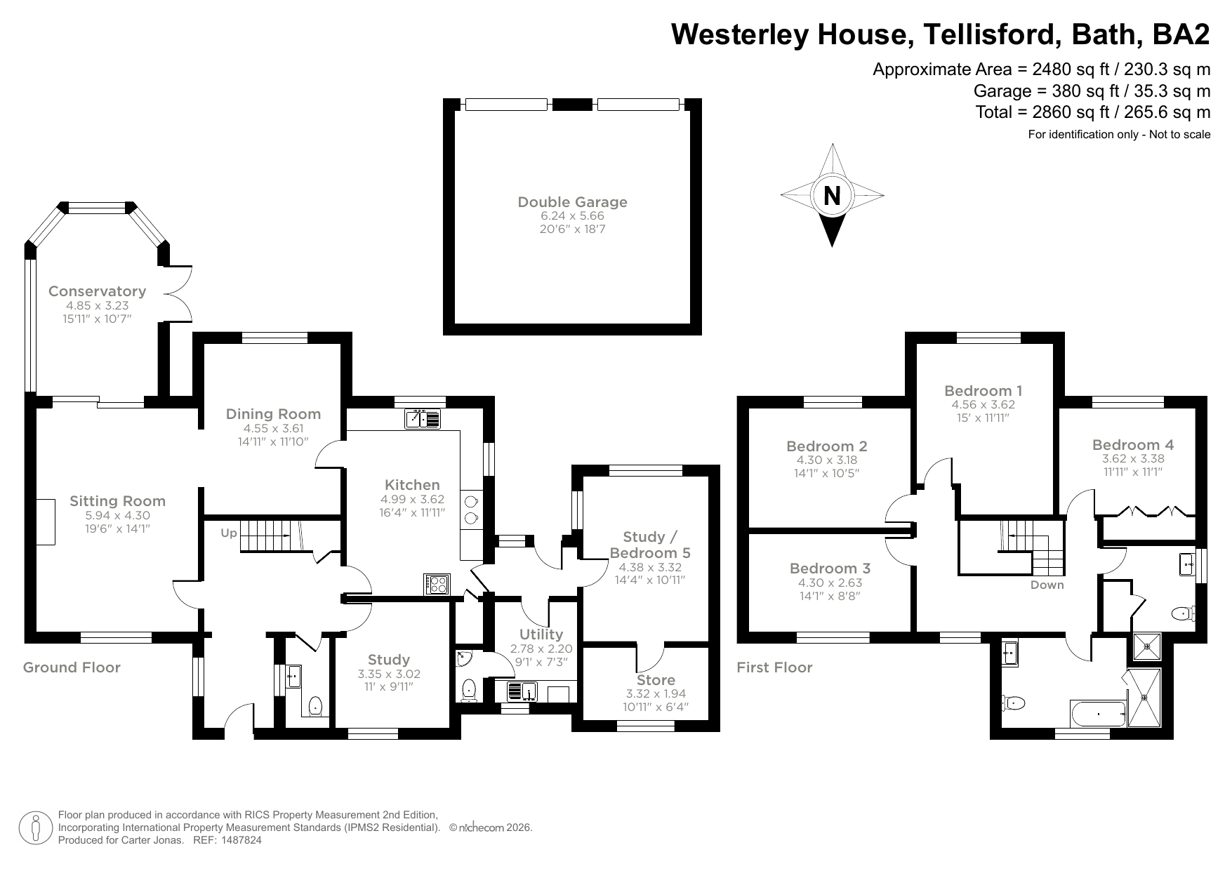Westerley House,, Tellisford, Somerset floorplan