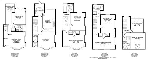 221 Iffley Road, First Floor Front Room, Oxford floorplan