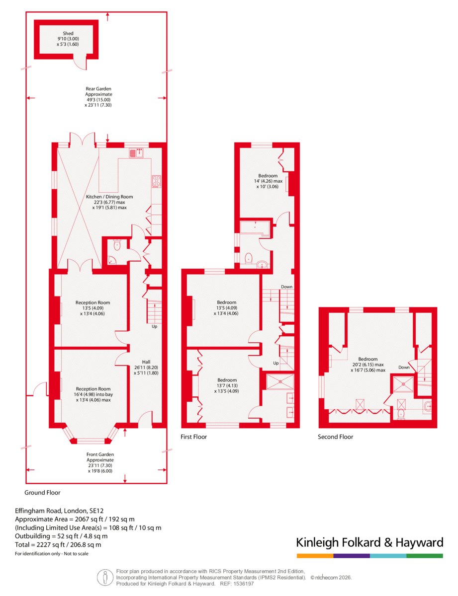 Effingham Road, London floorplan