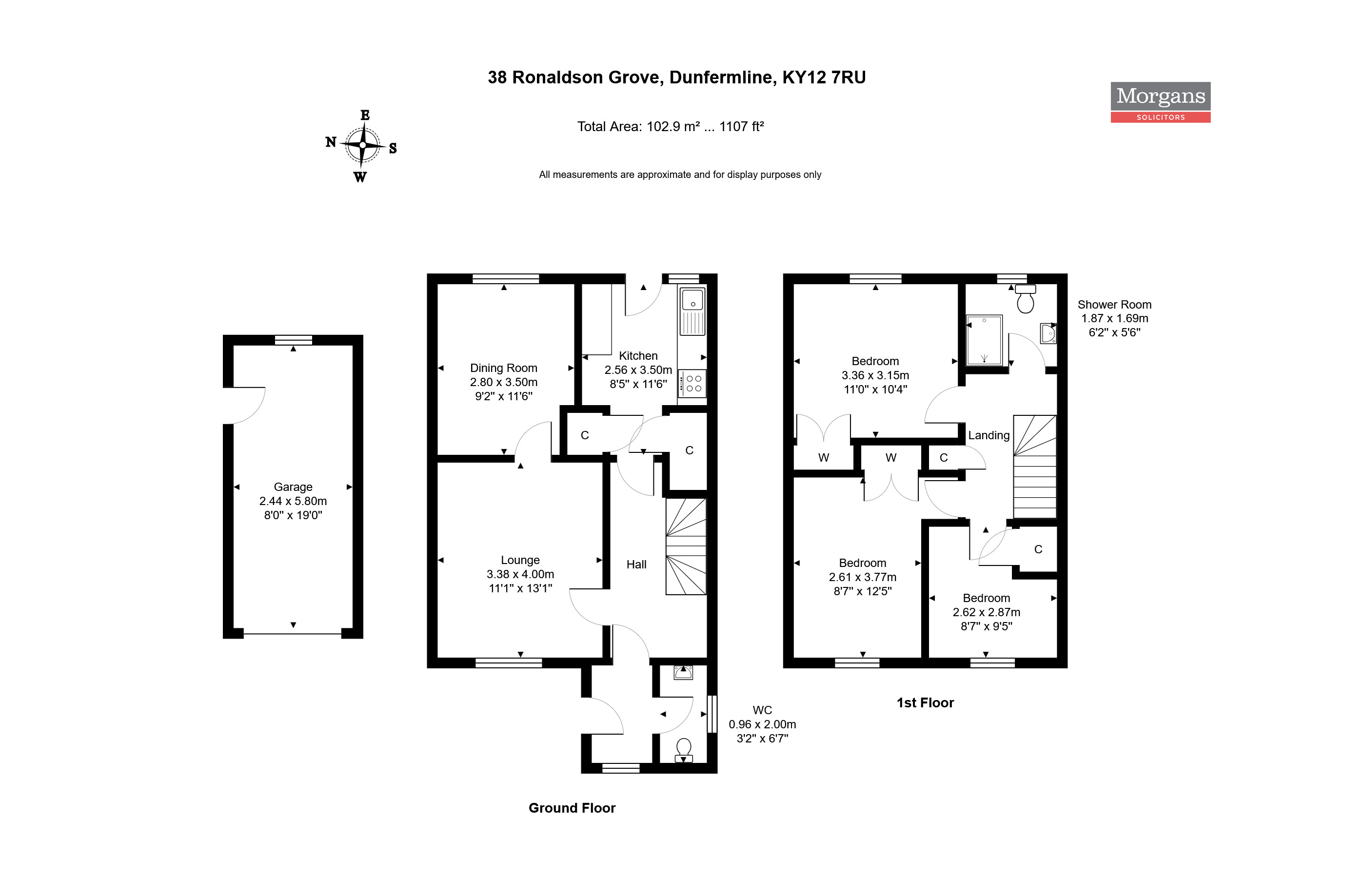 38, Ronaldson Grove, Dunfermline floorplan