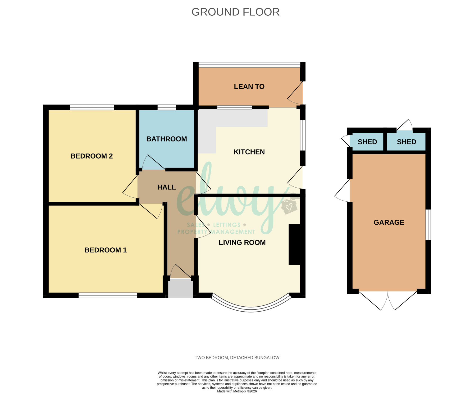 26, Fairview Avenue, Prestatyn floorplan
