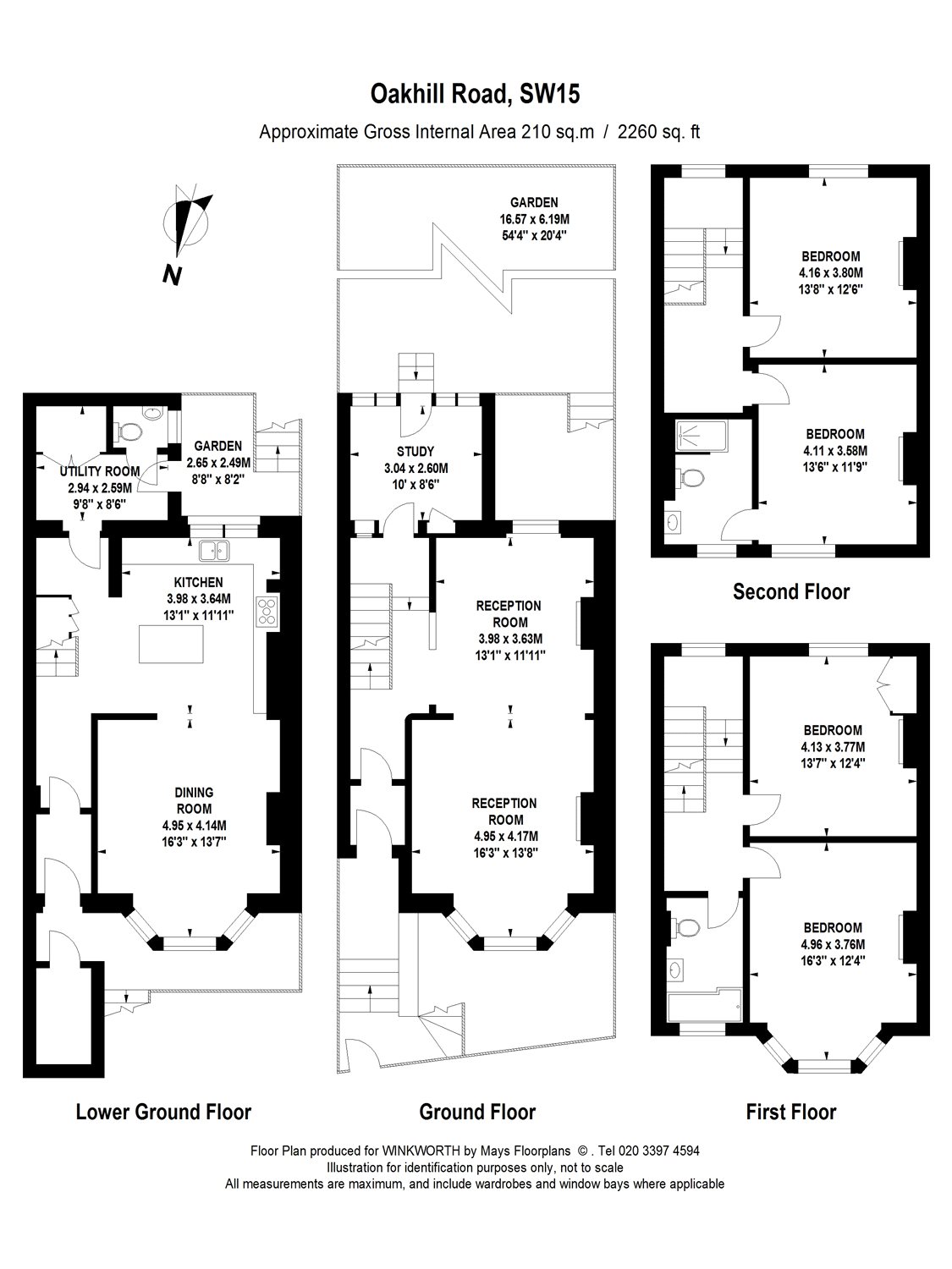 Oakhill Road, Putney, London SW15, 5 bedroom property for sale