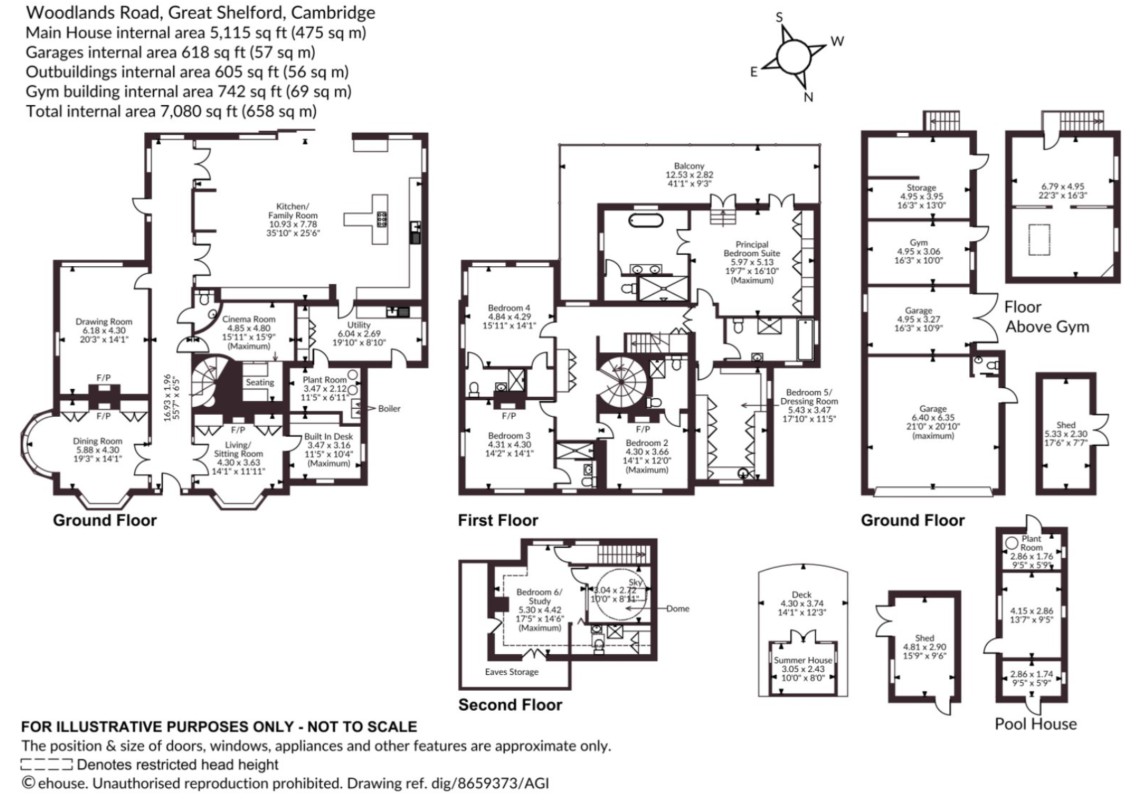 Riversdale, 13, Woodlands Road, Cambridge floorplan