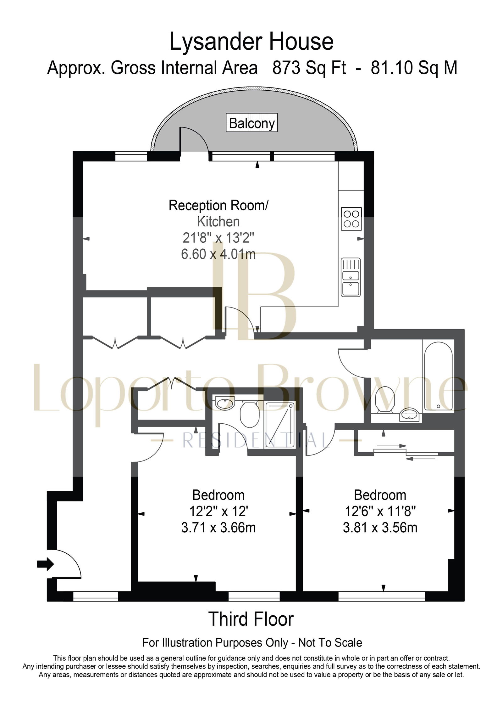 14 Lysander House, London floorplan