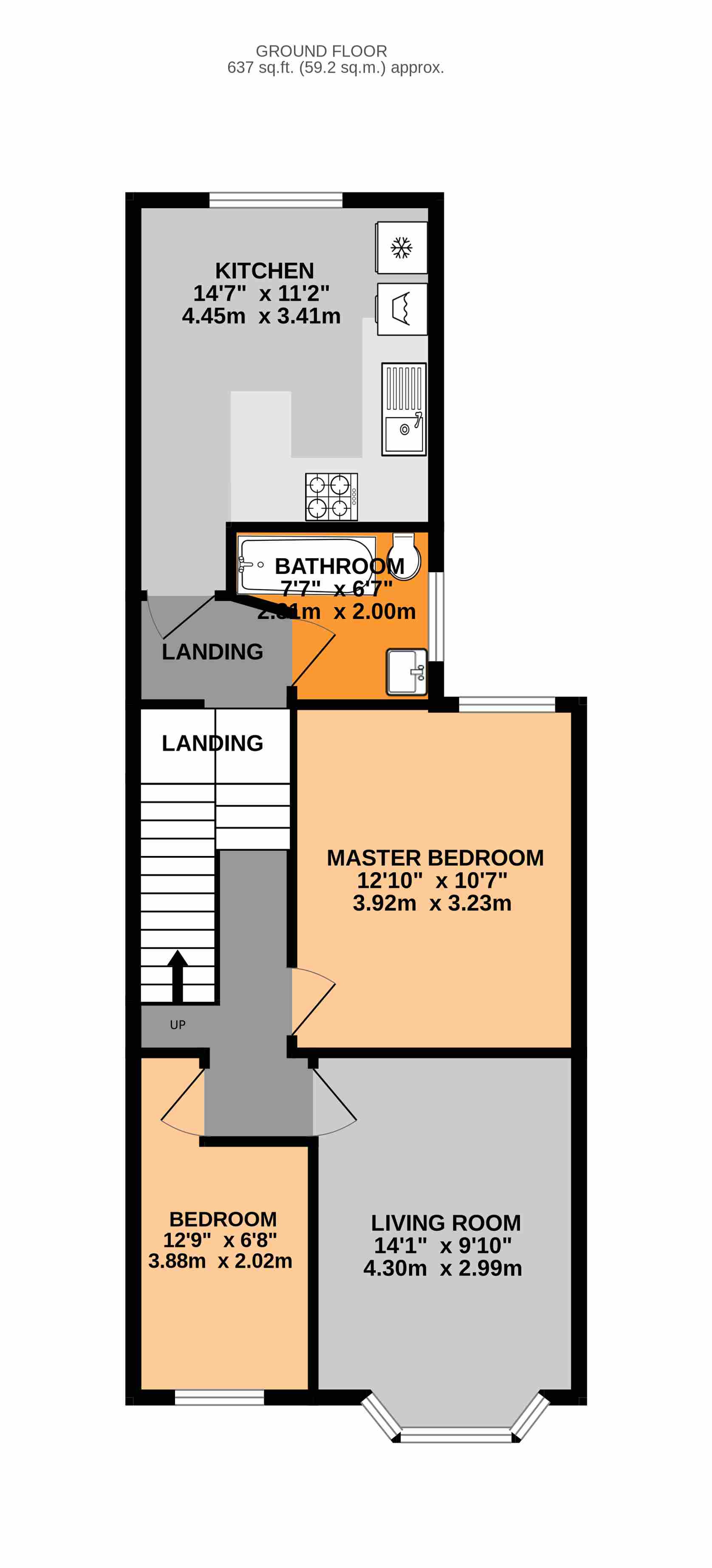 41, Bulstrode Road, Hounslow floorplan