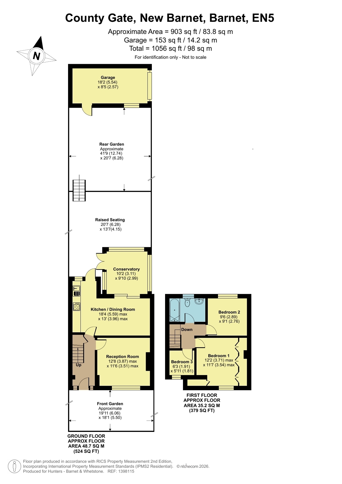 4, County Gate, Barnet floorplan