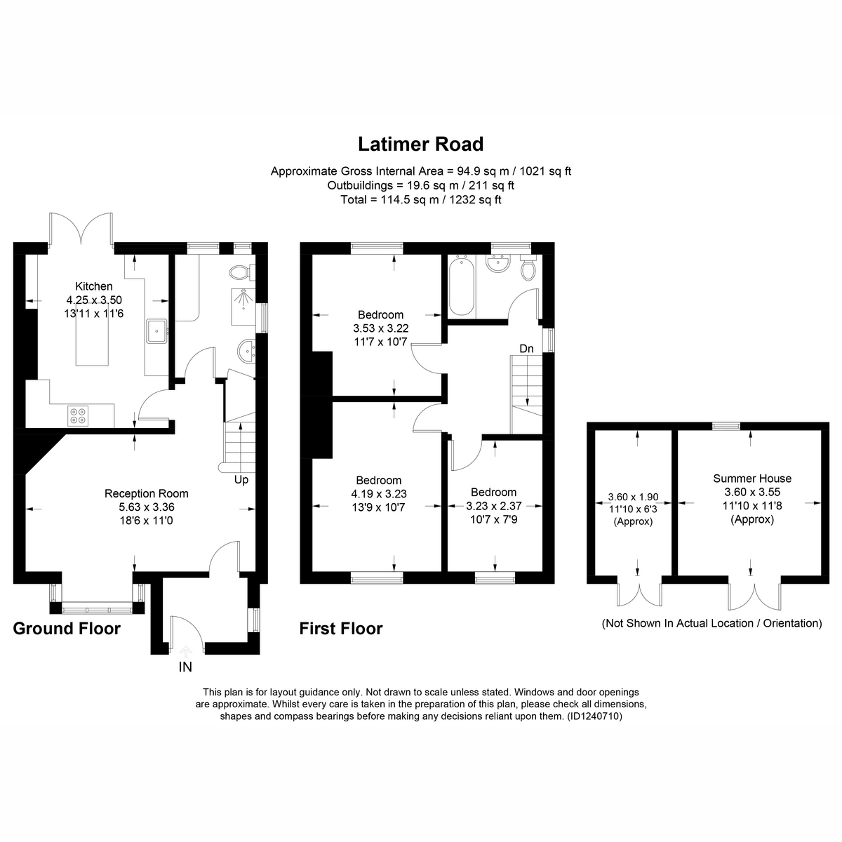 73, Latimer Road, Chesham floorplan