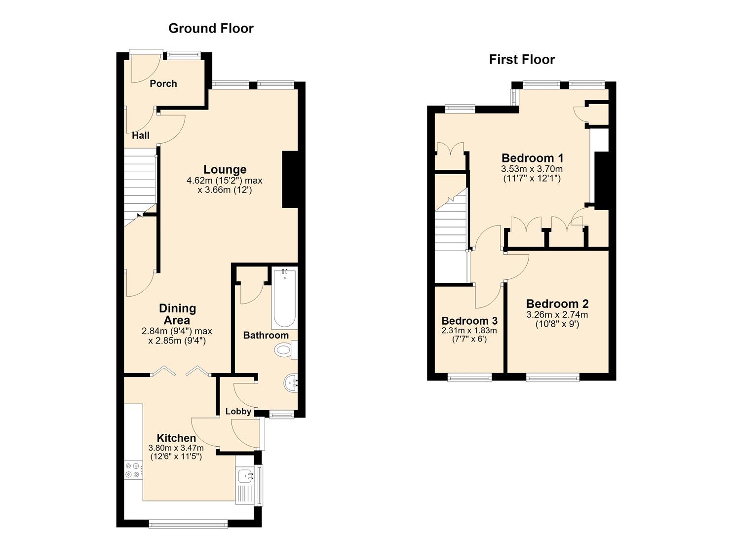 26, Rockford Avenue, Hull floorplan