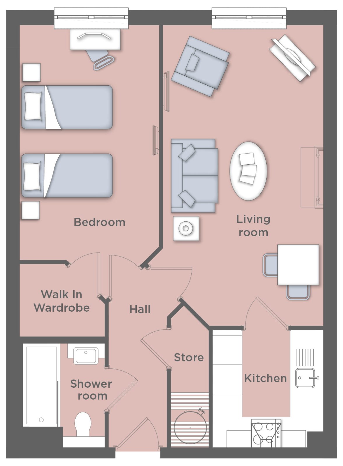 Plot 37 THACKERAY LODGE,, Trinity Street, Hampshire floorplan