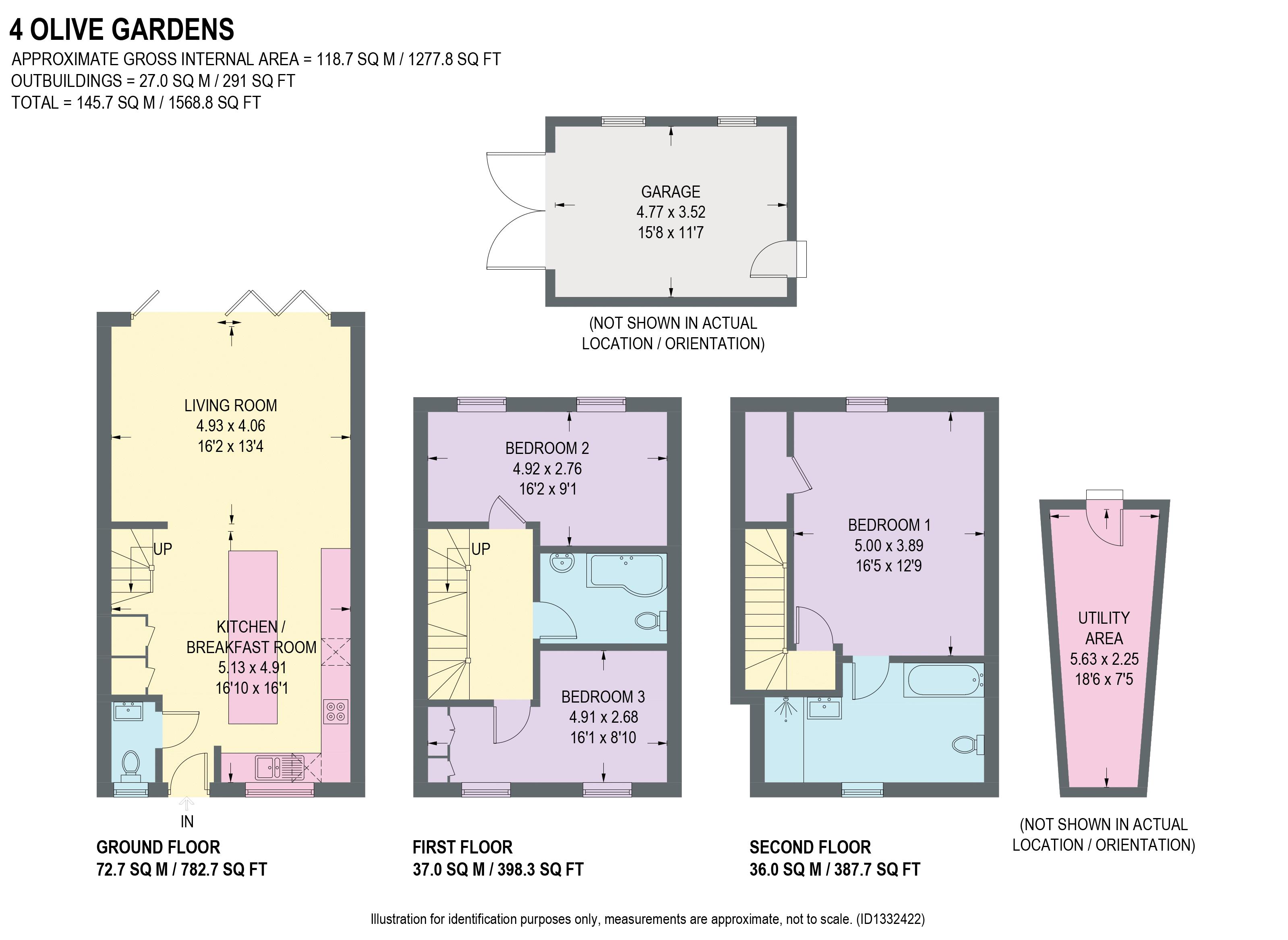 4, Olive Gardens, Chesterfield floorplan