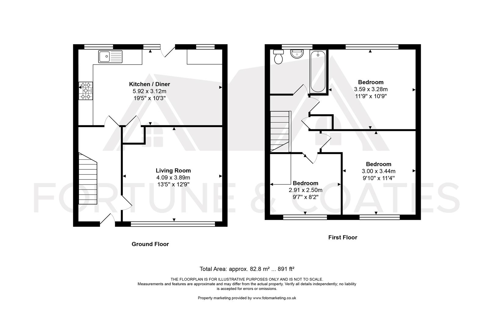 78, The Hides, Harlow floorplan