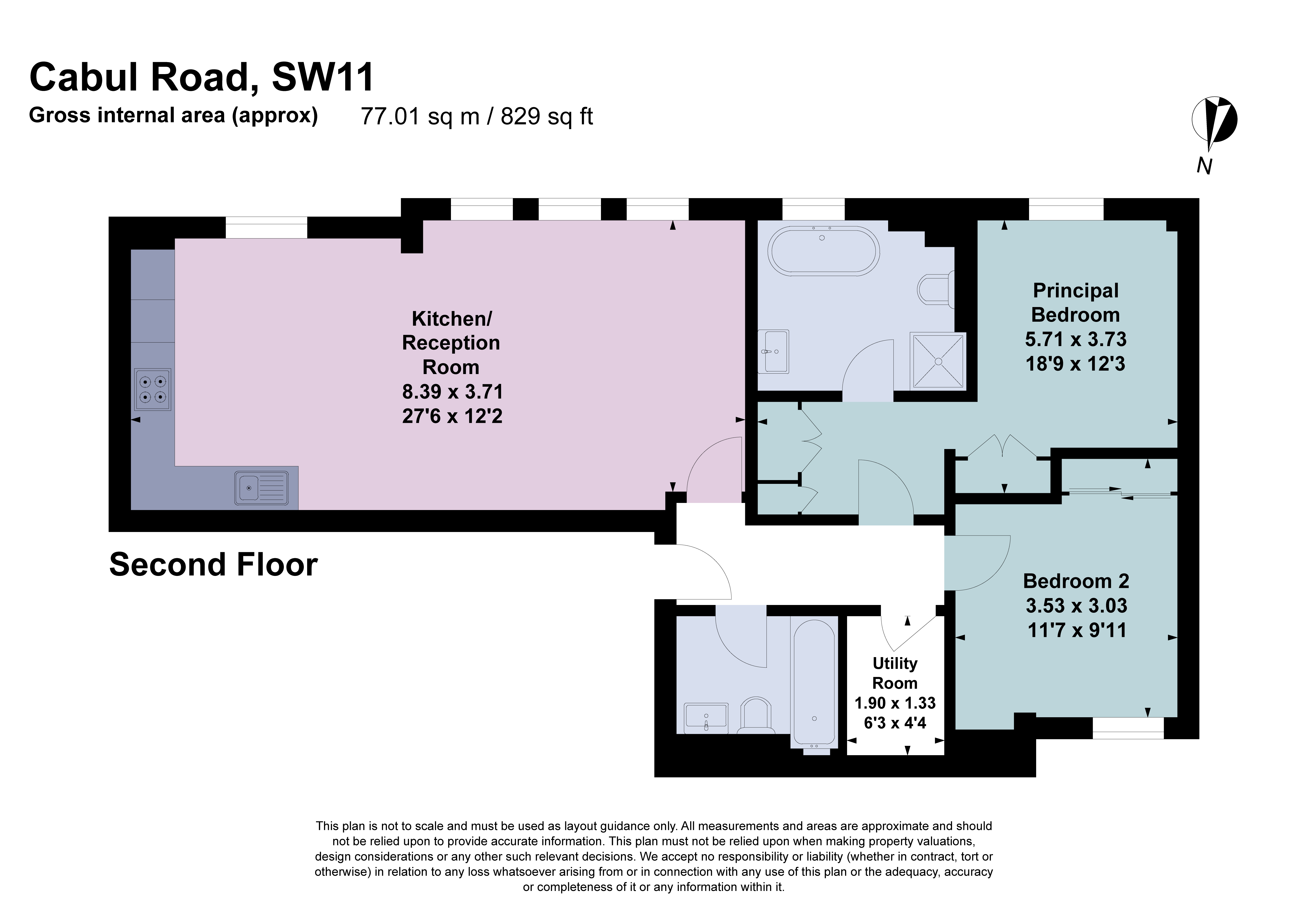 Apartment 10, 21, Cabul Road, London floorplan