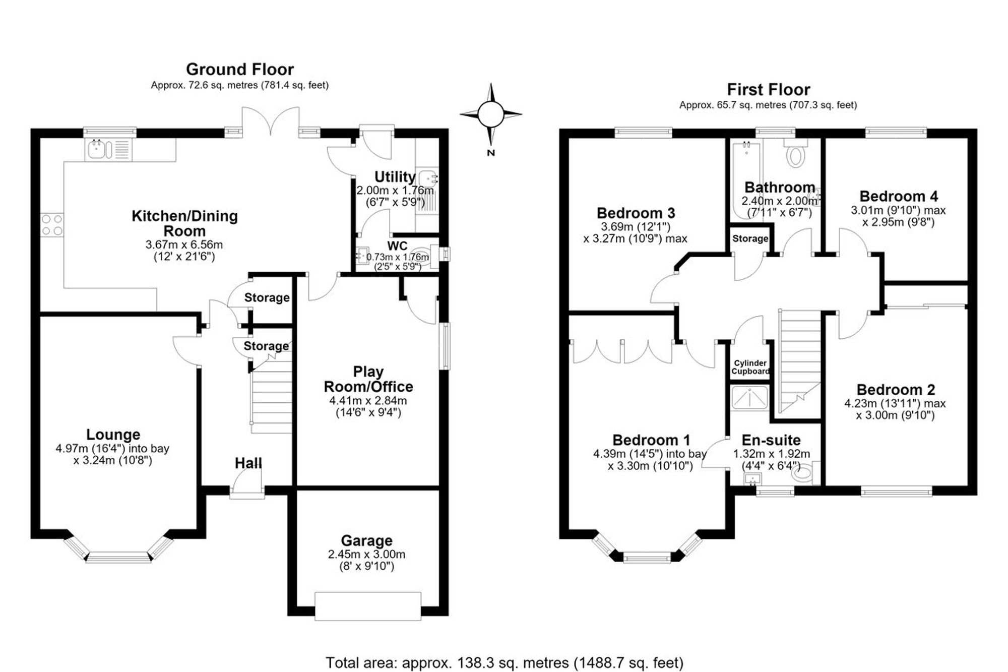 23 Membury Drive, Warrington floorplan