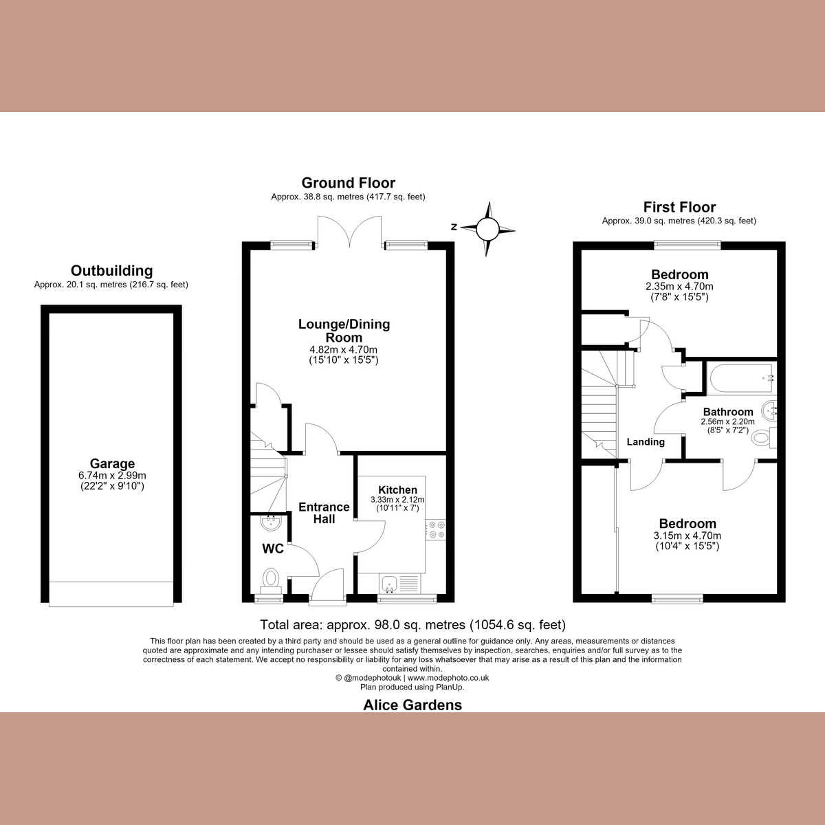 9, Alice Gardens, Rochford floorplan