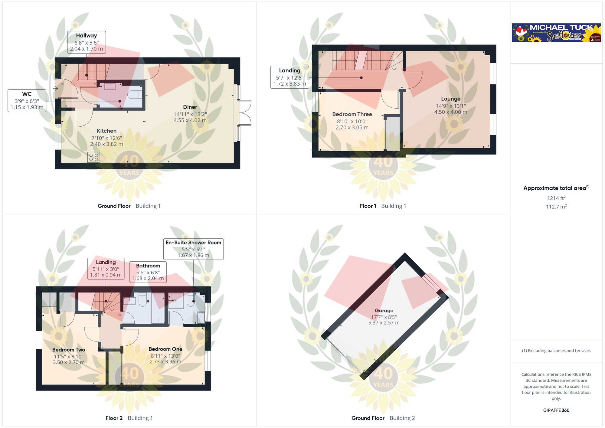 2, Gainsborough Walk, Tewkesbury floorplan