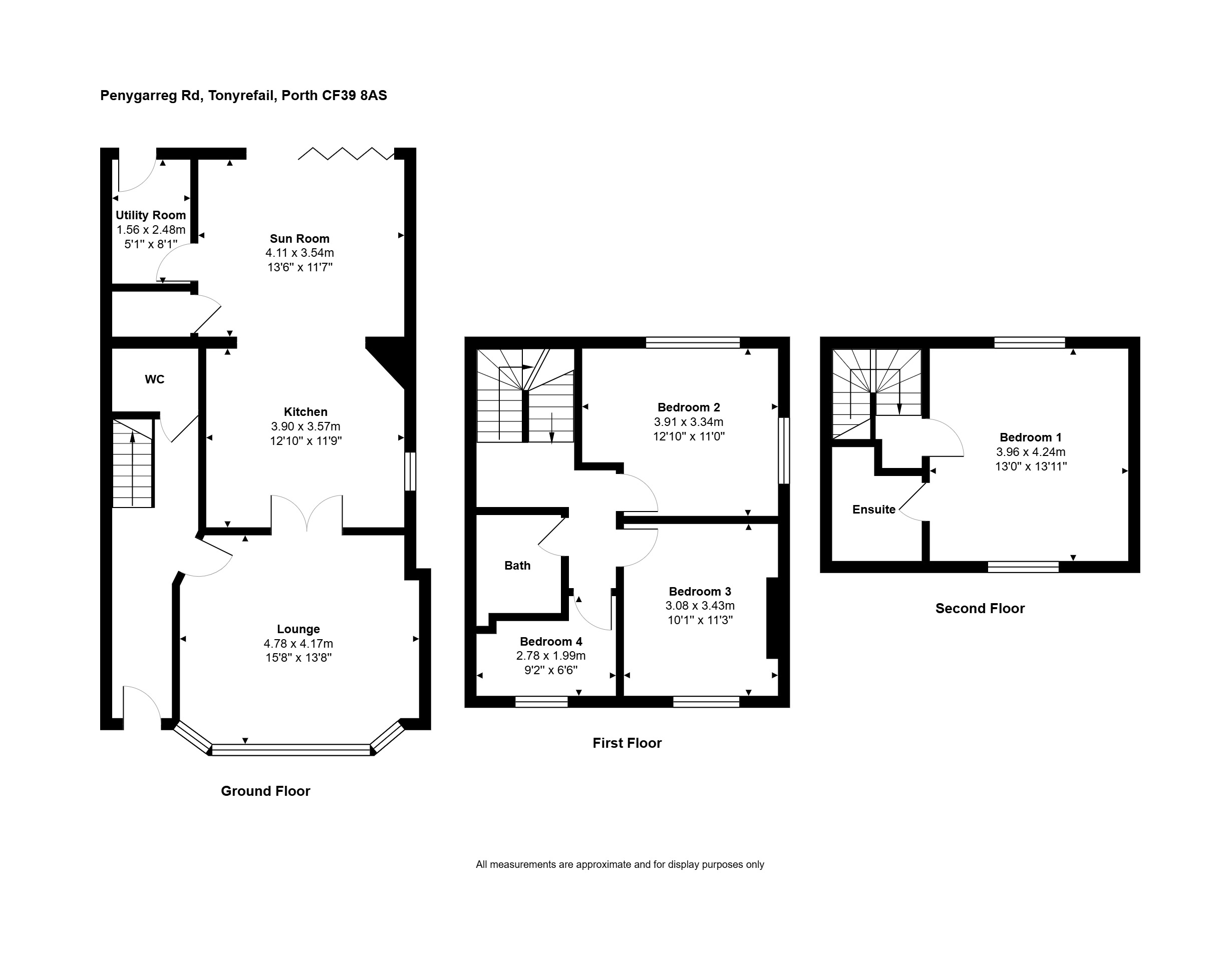 The Cherries, Penygarreg Road, Tonyrefail floorplan