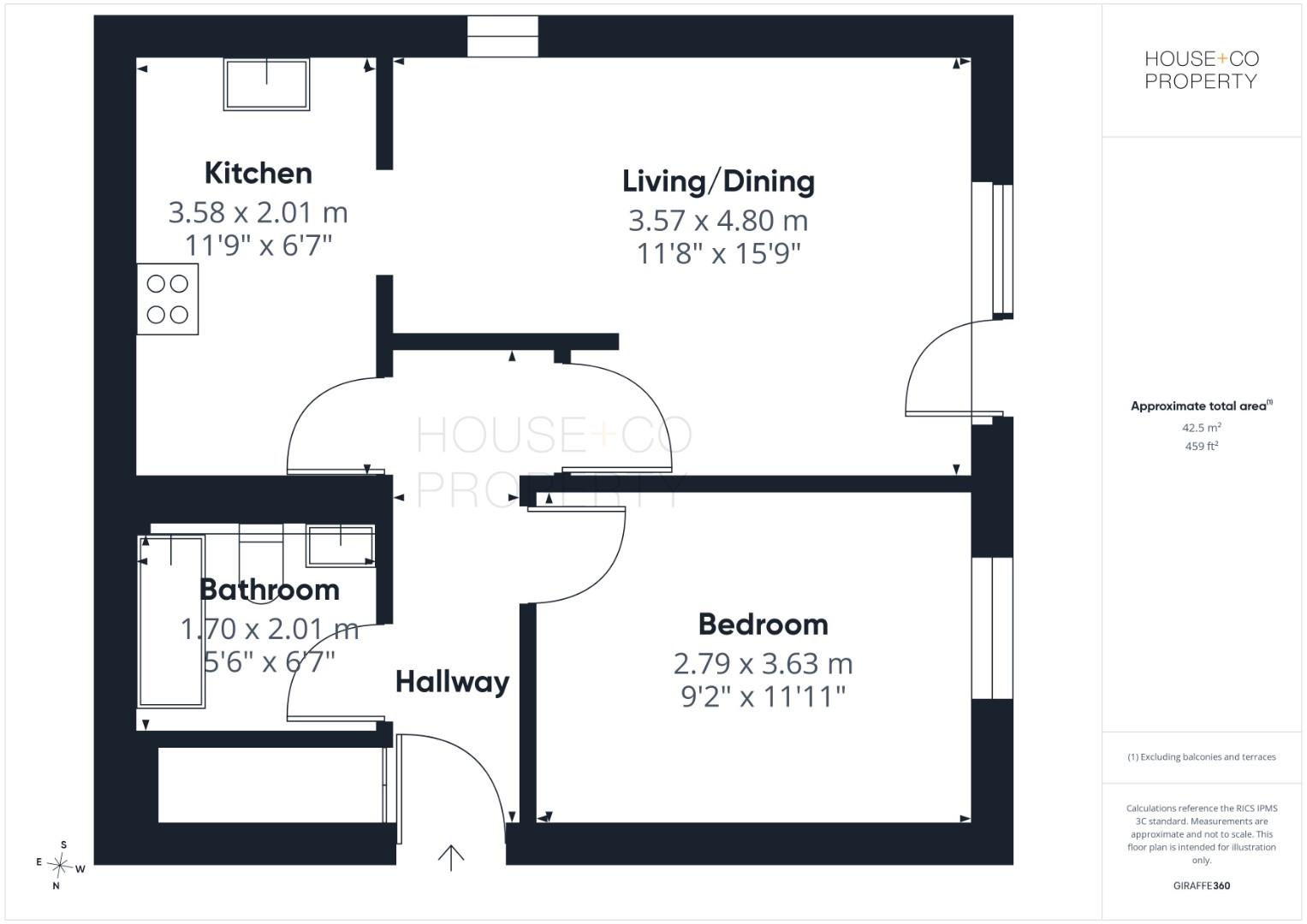 41, Beaufort Heights, Bristol floorplan