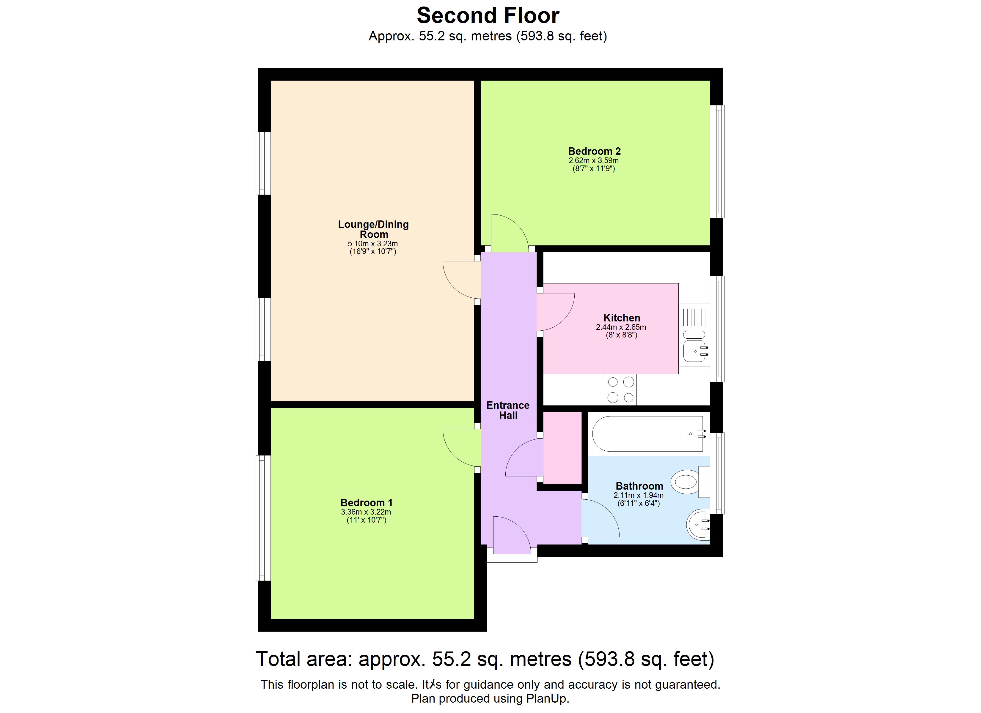 Riverside Close, Kings Langley, Hertfordshire WD4, 2 bedroom flat for