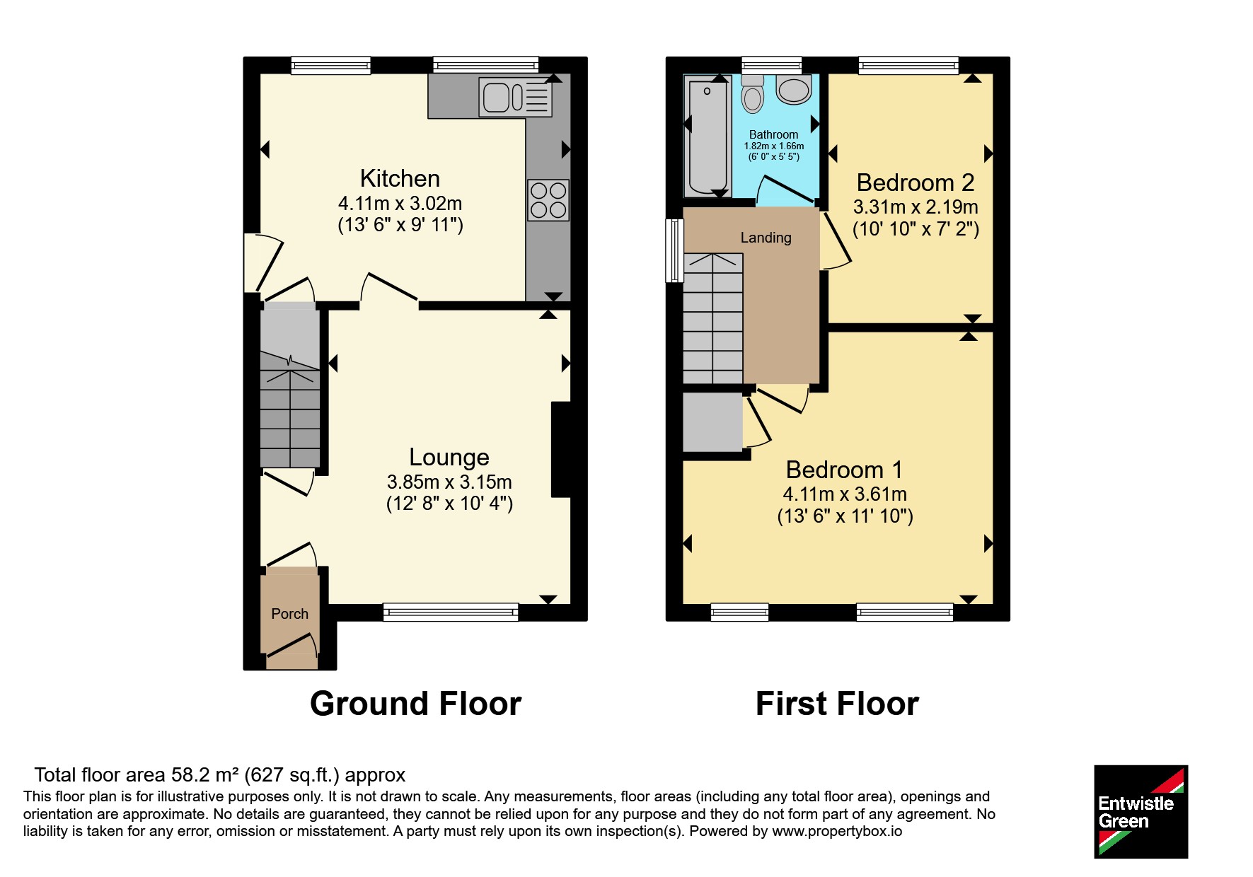 Glenview Close, Preston floorplan