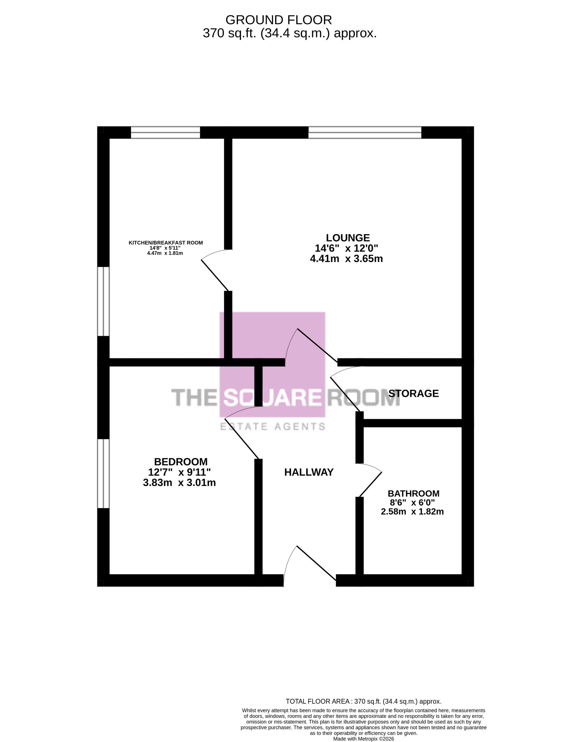 8, Richmond Court, Blackpool floorplan