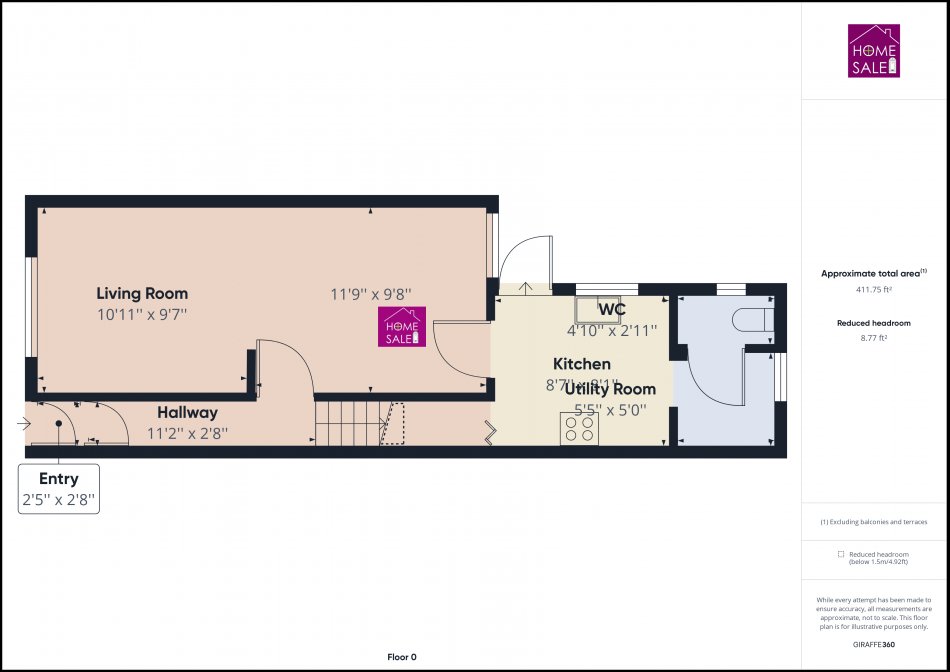 Sartoris Road, Rushden NN10, 3 bedroom terraced house for sale