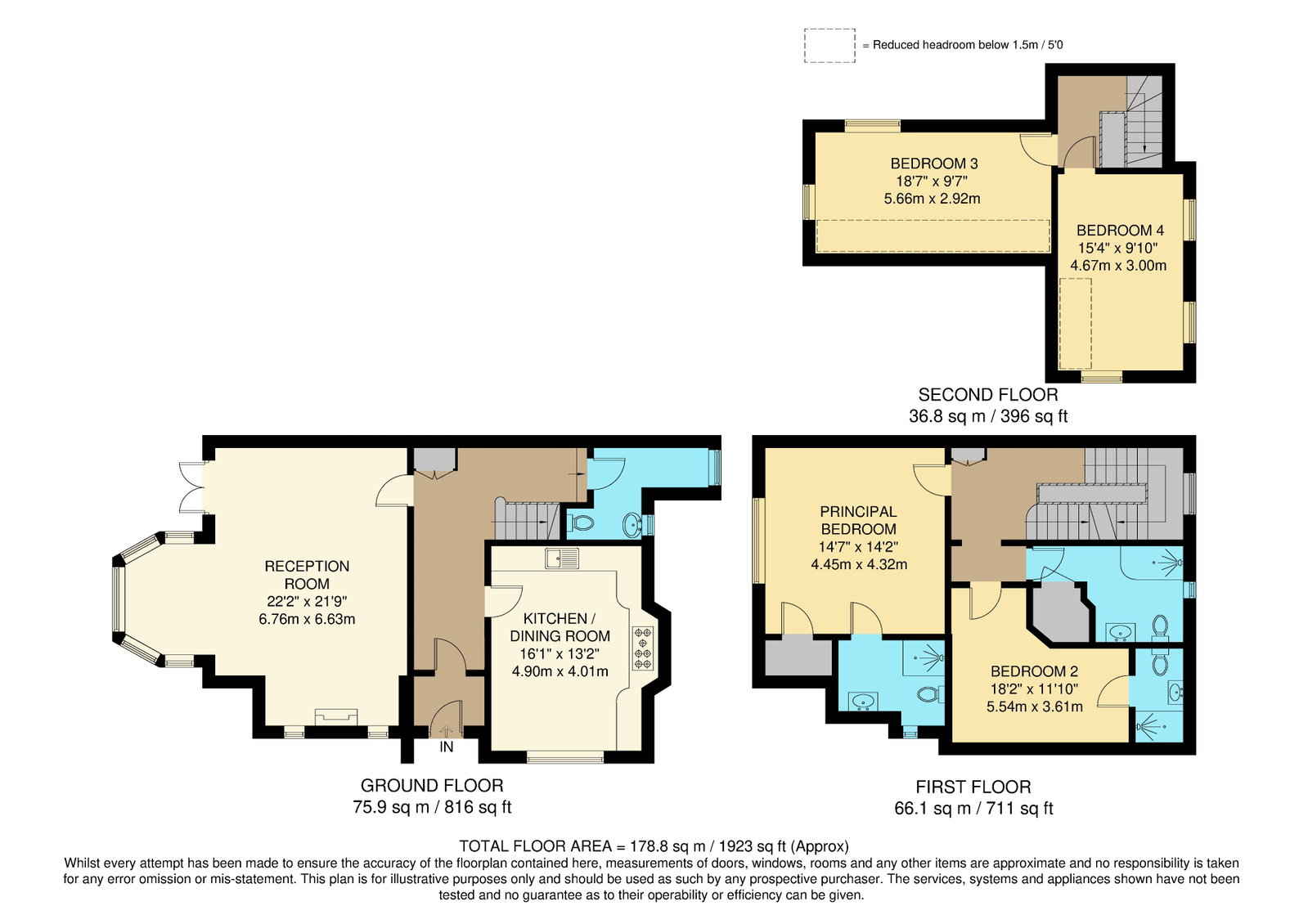 3, Barrowsfield, South Croydon floorplan