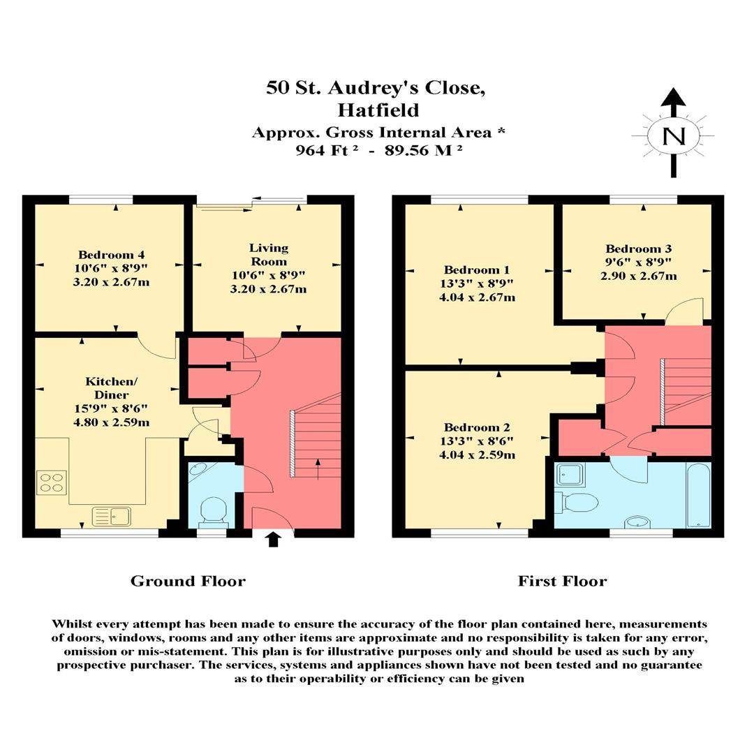 4 Bedrooms  to rent in St. Audreys Close, Hatfield AL10