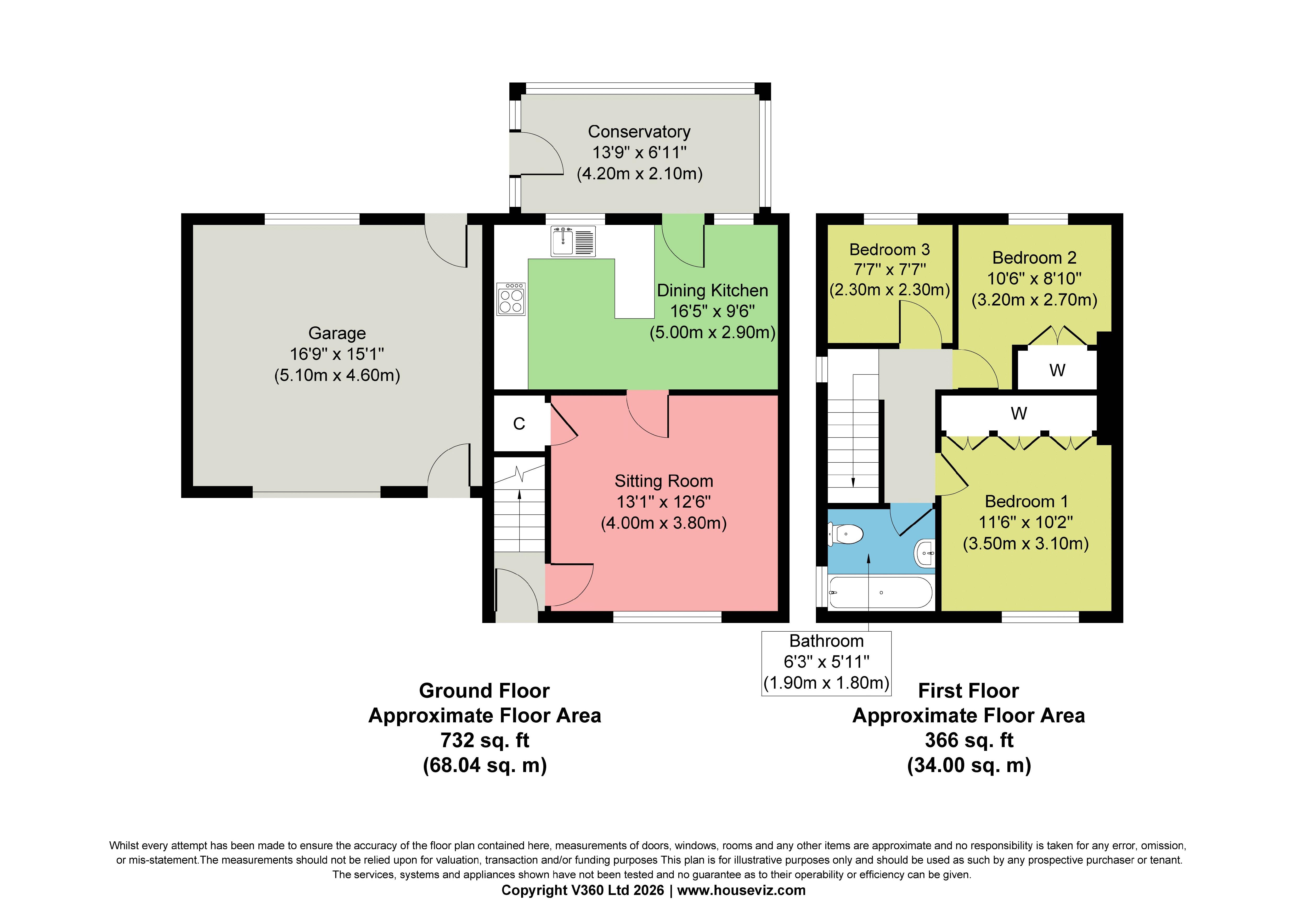 3, Ashdale Road, York floorplan