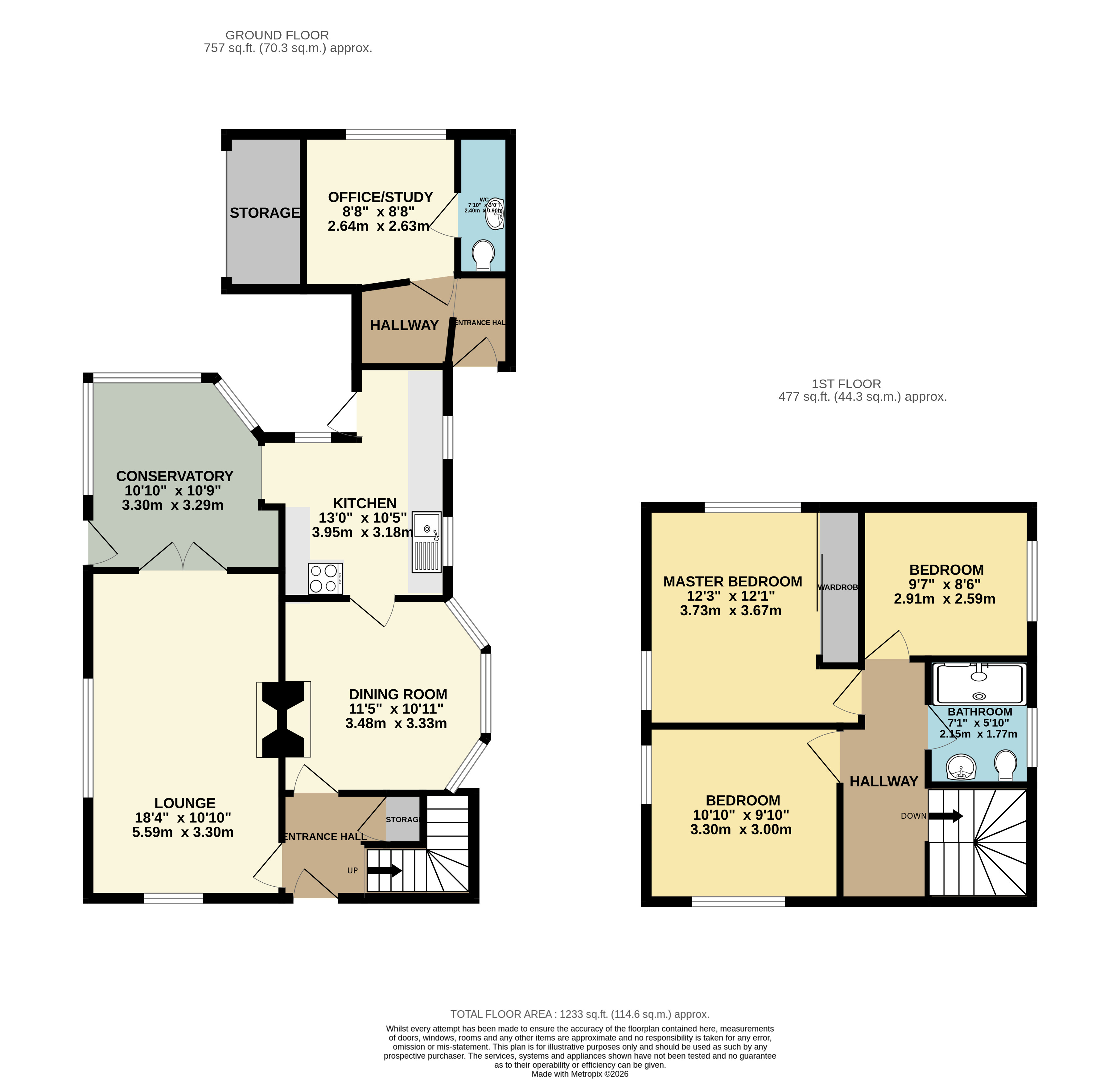 5, Woodhall Park Drive, Pudsey floorplan