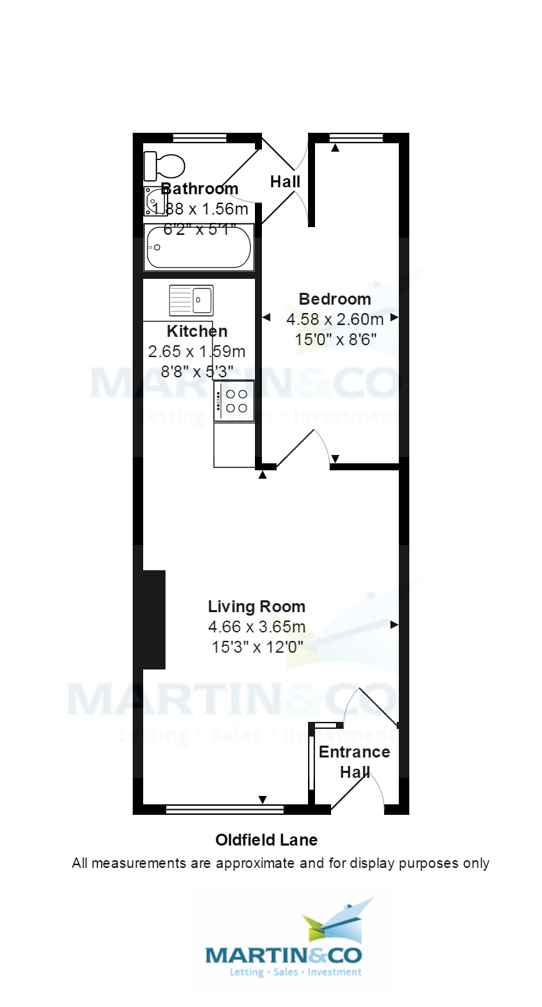 1 Bedrooms Flat to rent in Oldfield Lane, Lower Wortley, Leeds LS12