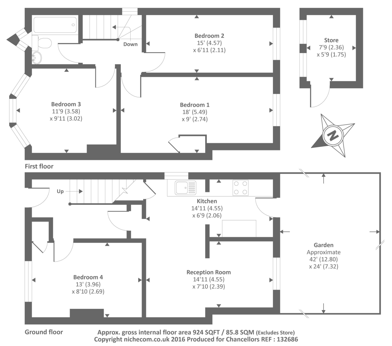 4 Bedrooms Semi-detached house to rent in Headley Way, Headington OX3