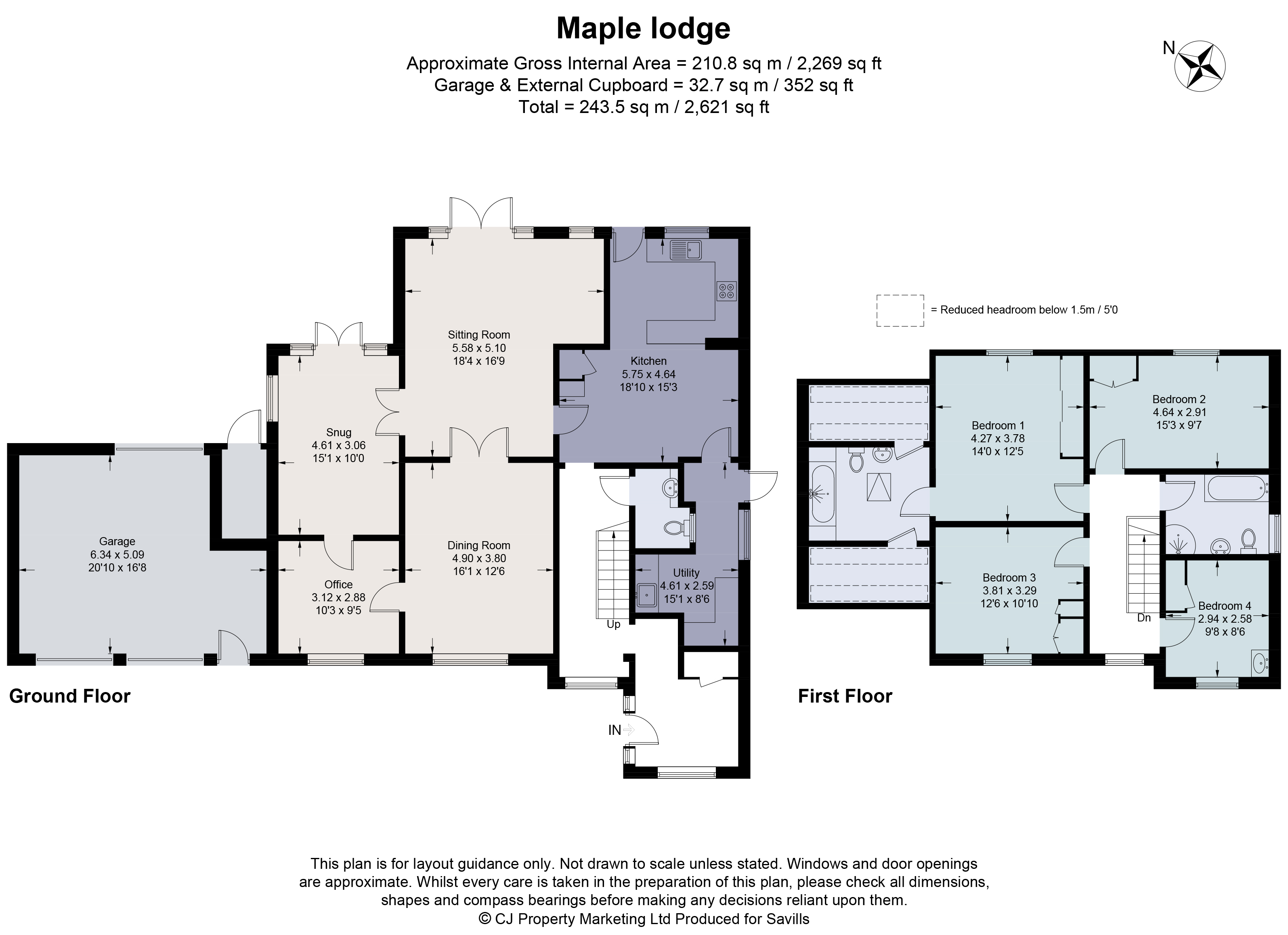 Maple Lodge,, Moulsford, Oxfordshire floorplan