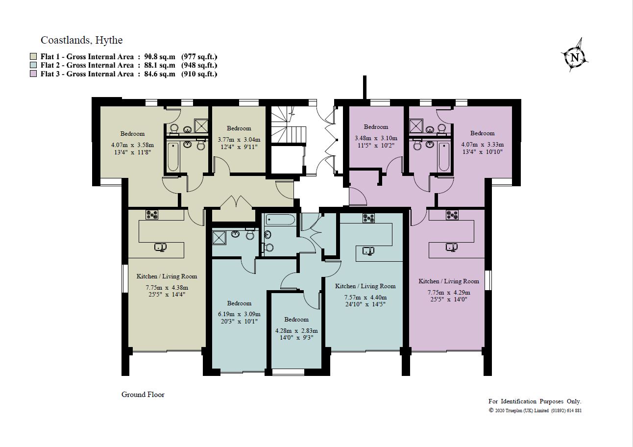 Naildown Road, Hythe, Kent CT21, 2 bedroom flat for sale 64926071