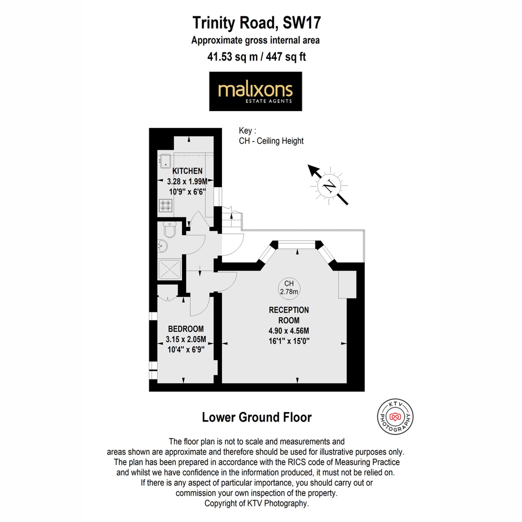 87a Trinity Road, London floorplan