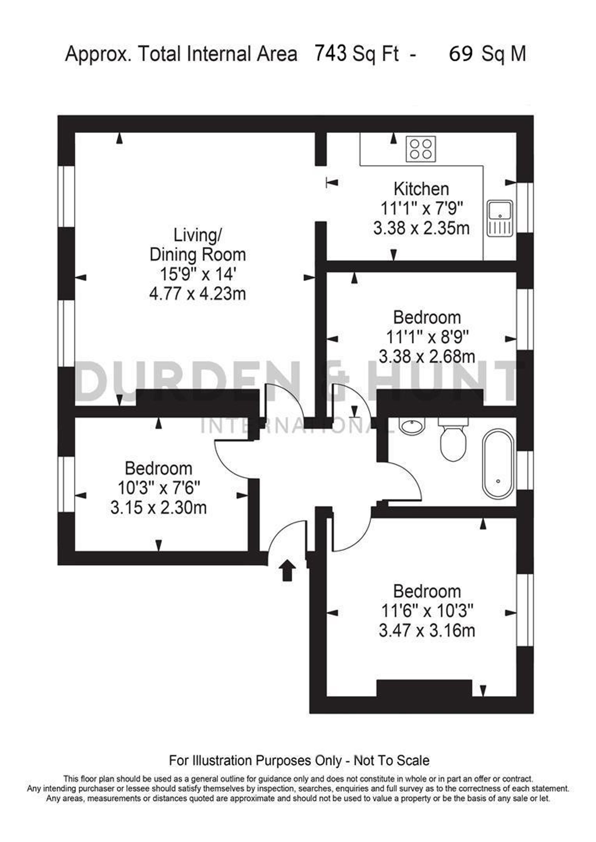 10 Birkbeck Mews, London floorplan