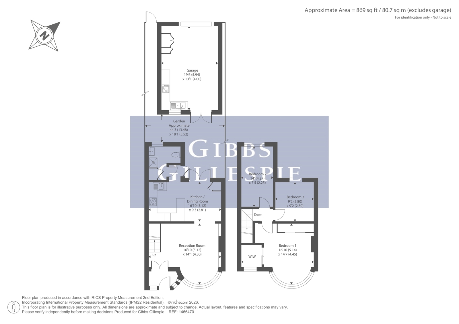 189, Lynton Road, Harrow floorplan